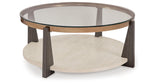 Frazwa Multi Coffee Table and 2 End Tables from Ashley Furniture - Luna Furniture
