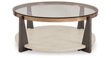 Frazwa Coffee Table with 2 End Tables in Multi from Ashley Furniture - Luna Furniture