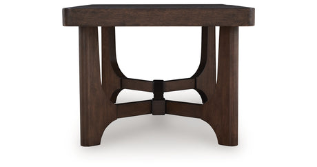 Korestone Dark Brown Coffee Table from Ashley Furniture - Luna Furniture