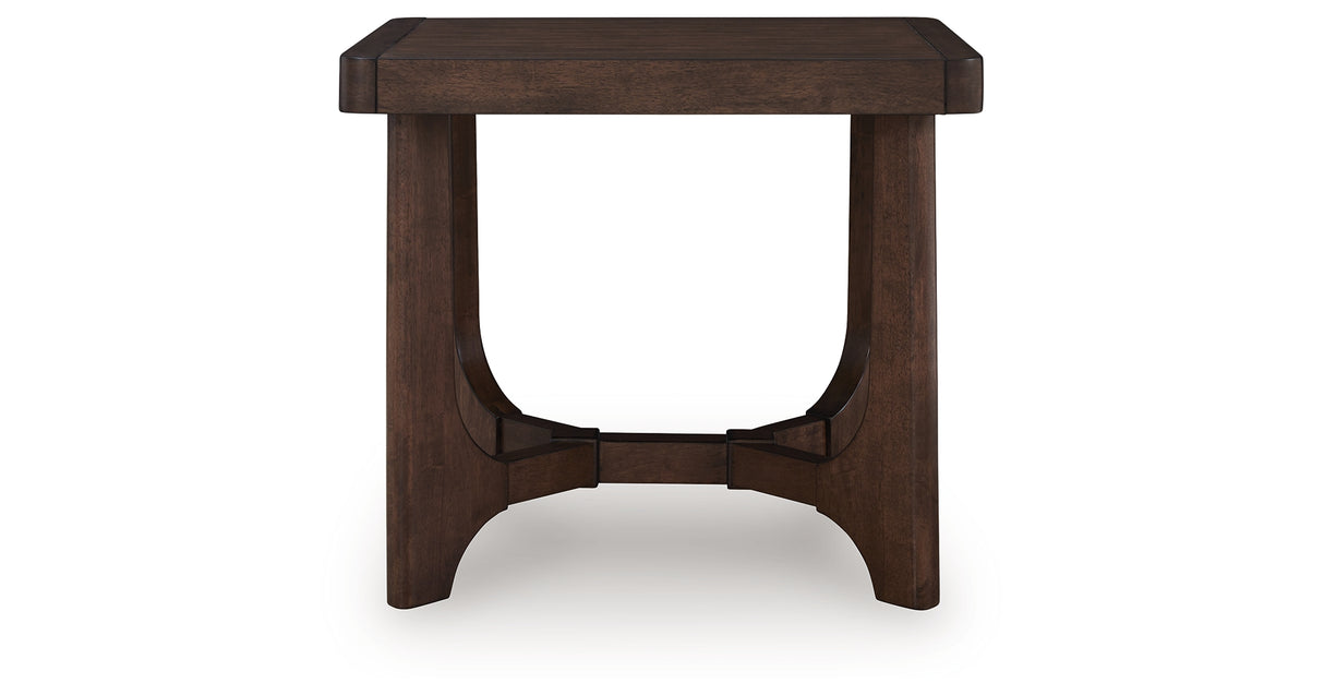 Korestone Dark Brown End Table from Ashley - Luna Furniture