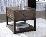Johurst Grayish Brown End Table from Ashley Furniture - Luna Furniture