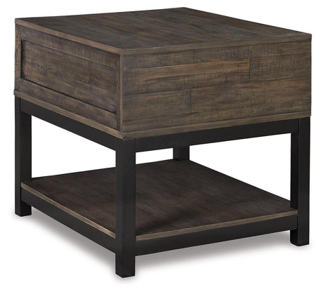 Johurst Grayish Brown End Table from Ashley Furniture - Luna Furniture
