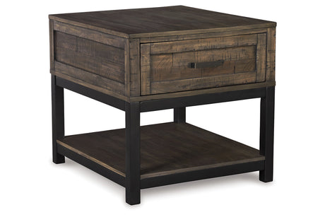 Johurst Grayish Brown Lift-top Coffee Table and 2 End Tables from Ashley - Luna Furniture