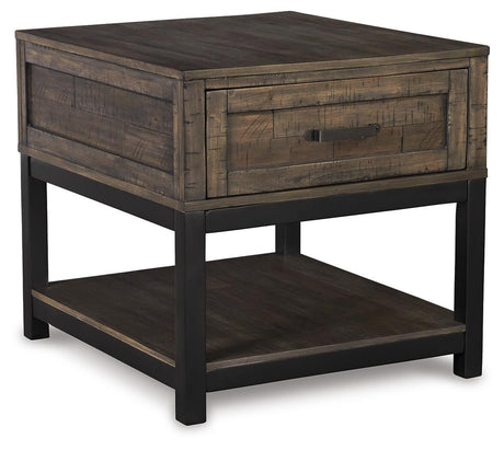 Johurst Grayish Brown Lift-top Coffee Table and 2 End Tables from Ashley Furniture - Luna Furniture