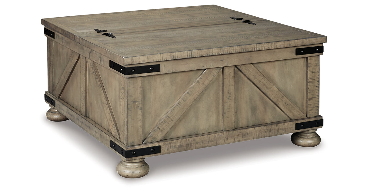 Aldwin Gray Coffee Table and 2 End Tables from Ashley - Luna Furniture