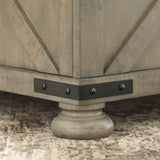 Aldwin Gray Coffee Table With Storage from Ashley - Luna Furniture