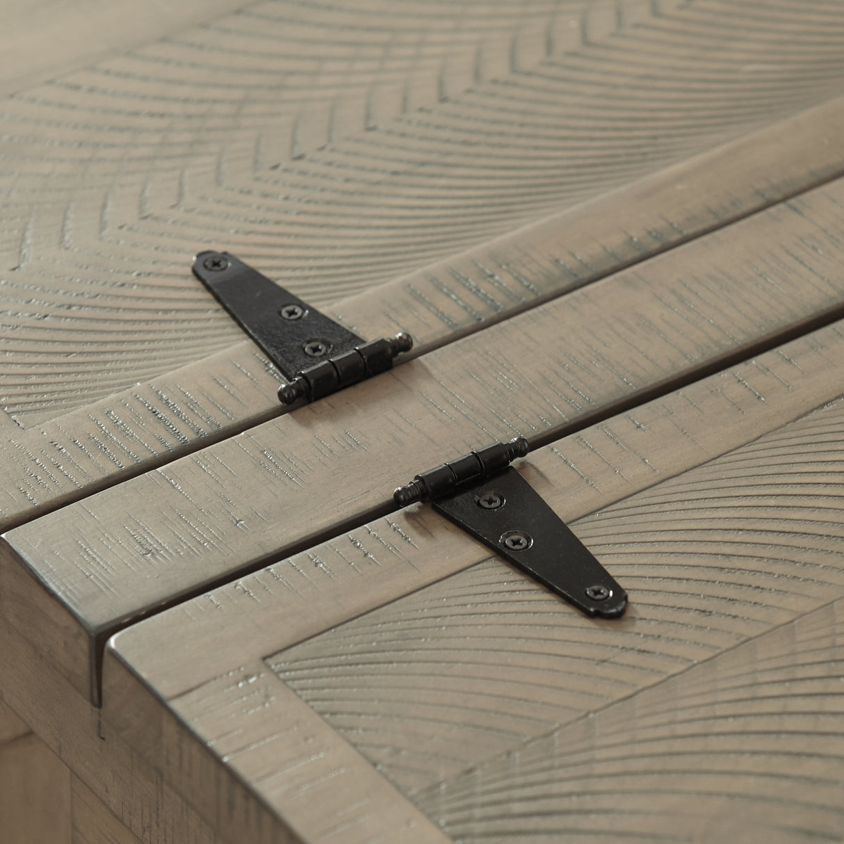 Aldwin Gray Coffee Table With Storage from Ashley - Luna Furniture