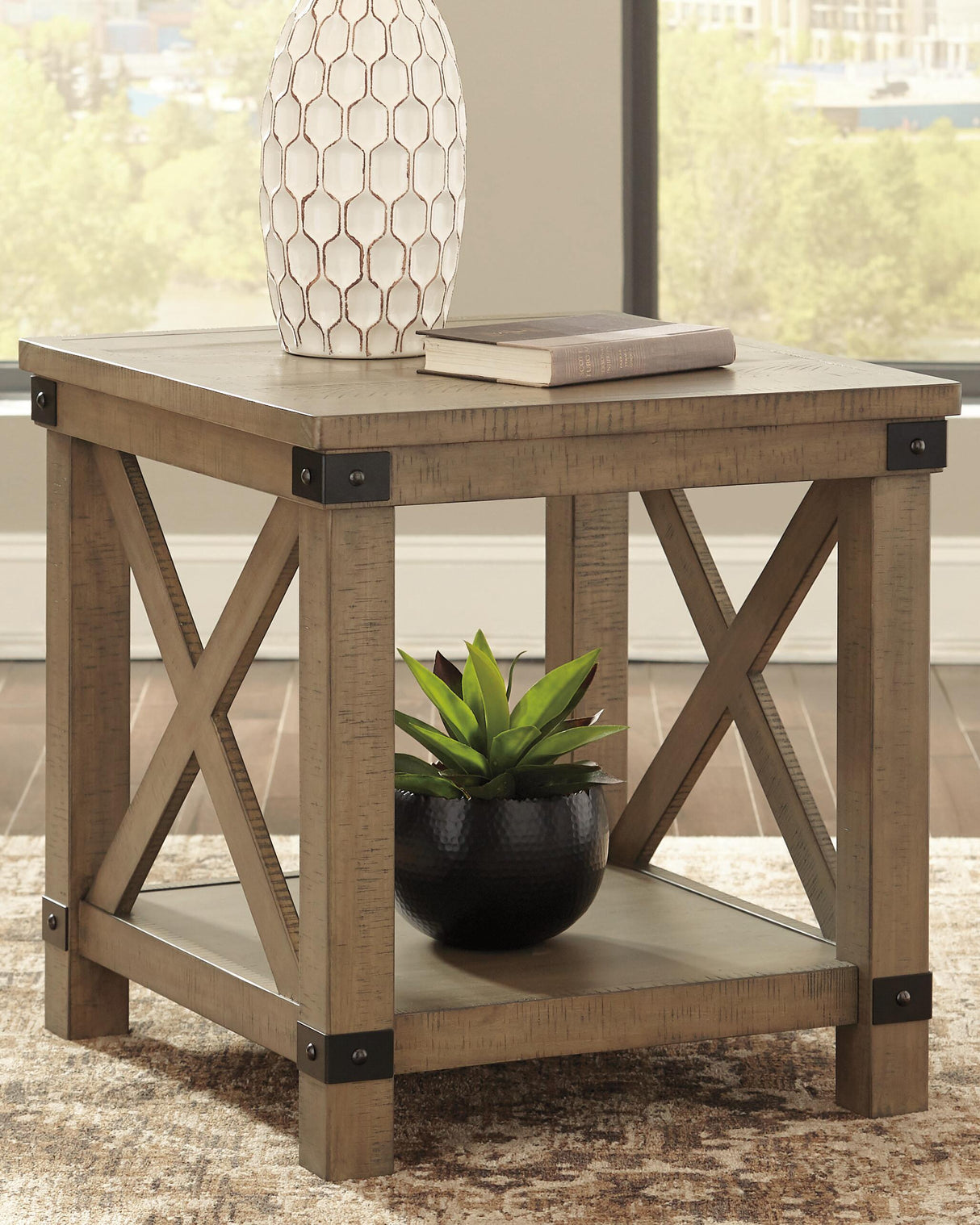 Aldwin Gray Coffee Table and 2 End Tables from Ashley - Luna Furniture