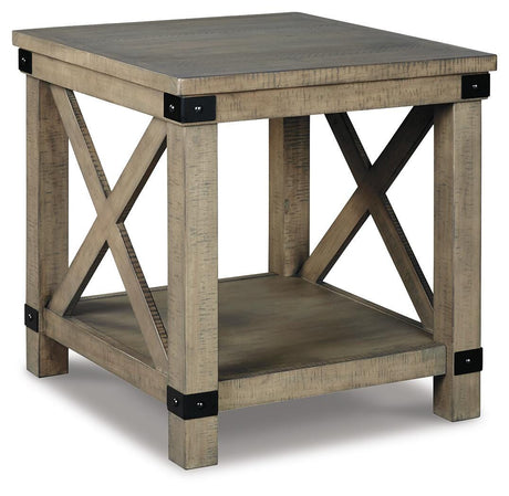Aldwin Gray Coffee Table and 2 End Tables from Ashley - Luna Furniture