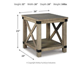 Aldwin Gray End Table from Ashley - Luna Furniture