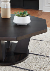 Chasinfield Dark Brown Coffee Table from Ashley - Luna Furniture