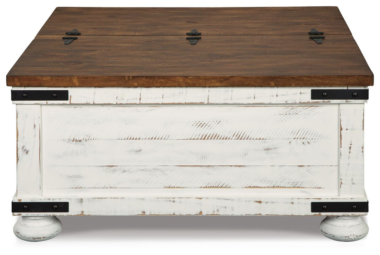 Wystfield White/Brown Coffee Table from Ashley Furniture - Luna Furniture