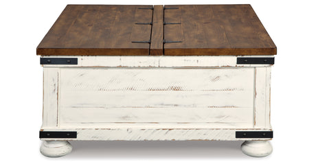 Wystfield White/Brown Coffee Table and 2 End Tables from Ashley - Luna Furniture