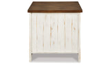 Wystfield White/Brown End Table from Ashley - Luna Furniture