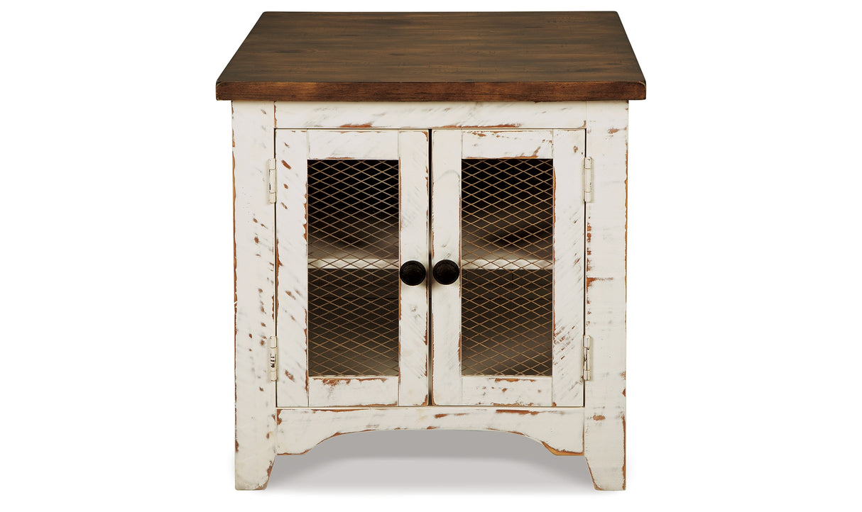 Wystfield White/Brown Coffee Table and 2 End Tables from Ashley - Luna Furniture