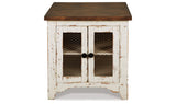 Wystfield White/Brown Coffee Table and 2 End Tables from Ashley - Luna Furniture