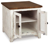 Wystfield White/Brown End Table from Ashley - Luna Furniture