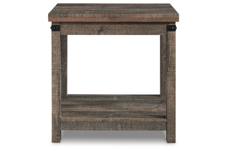 Hollum Rustic Brown Lift-top Coffee Table and 2 End Tables from Ashley - Luna Furniture