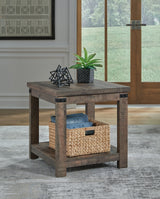 Hollum Rustic Brown Lift-top Coffee Table and 2 End Tables from Ashley - Luna Furniture