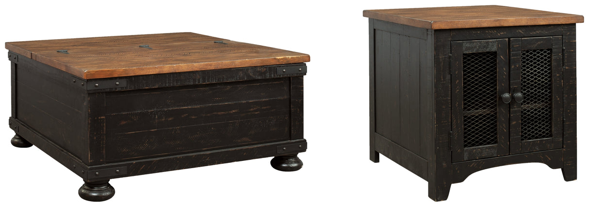 Valebeck Two Tone Coffee Table and End Table from Ashley - Luna Furniture