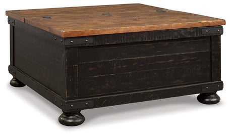 Valebeck Coffee Table with 2 End Tables in Black/Brown from Ashley - Luna Furniture