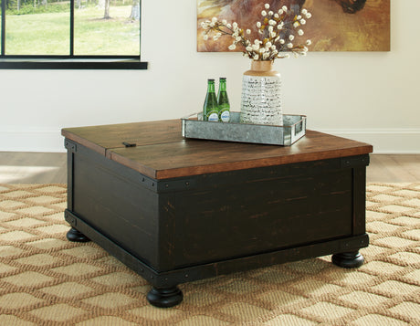 Valebeck Two Tone Coffee Table and End Table from Ashley - Luna Furniture