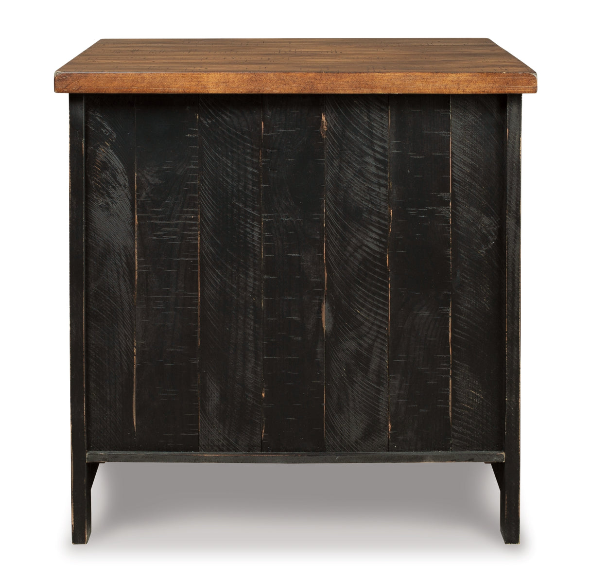 Valebeck Black/Brown End Table from Ashley - Luna Furniture