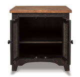 Valebeck Black/Brown End Table from Ashley - Luna Furniture