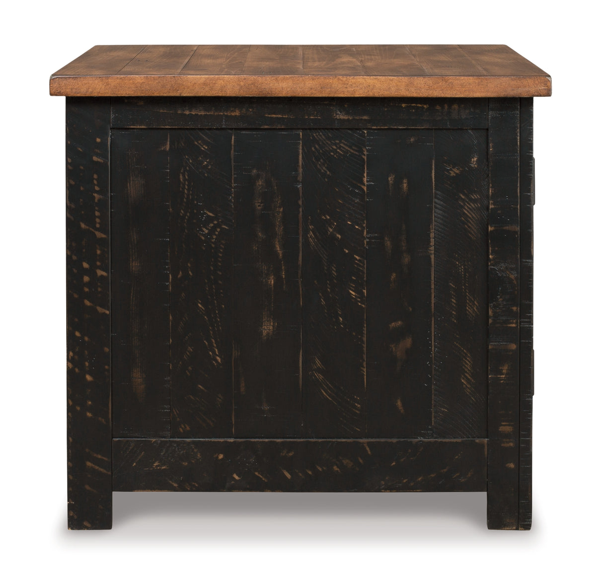 Valebeck Black/Brown End Table from Ashley - Luna Furniture