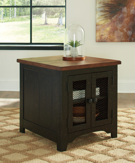 Valebeck Two Tone Coffee Table and End Table from Ashley - Luna Furniture