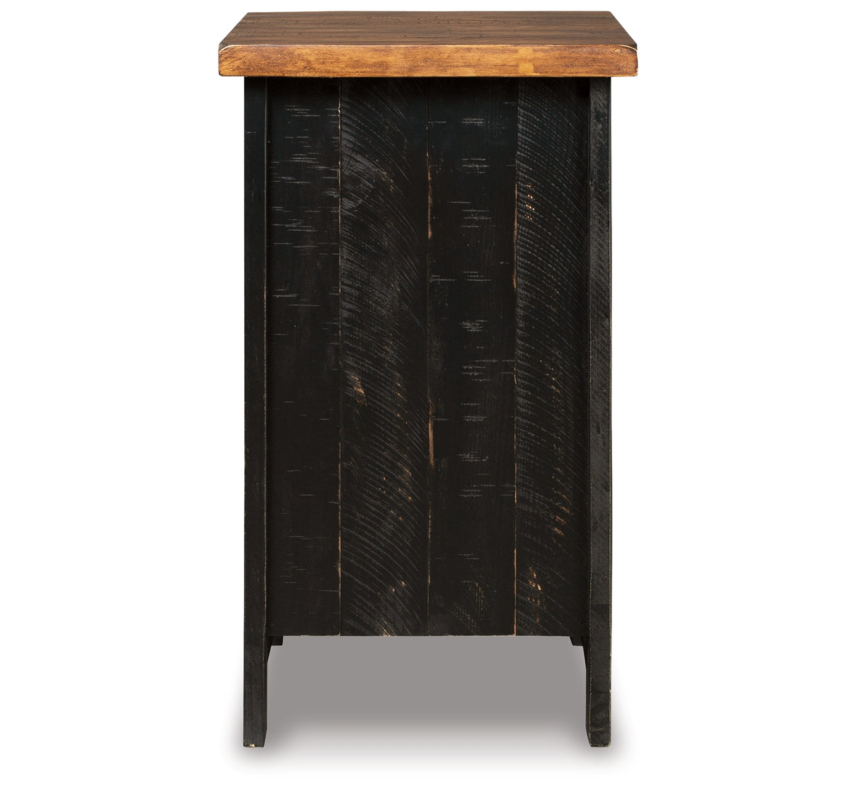 Valebeck Black/Brown Chairside End Table from Ashley Furniture - Luna Furniture