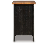 Valebeck Black/Brown Chairside End Table from Ashley Furniture - Luna Furniture