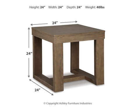 Cariton Coffee Table with 1 End Table in Gray from Ashley - Luna Furniture