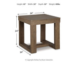 Cariton Coffee Table with 2 End Tables in Gray from Ashley Furniture - Luna Furniture