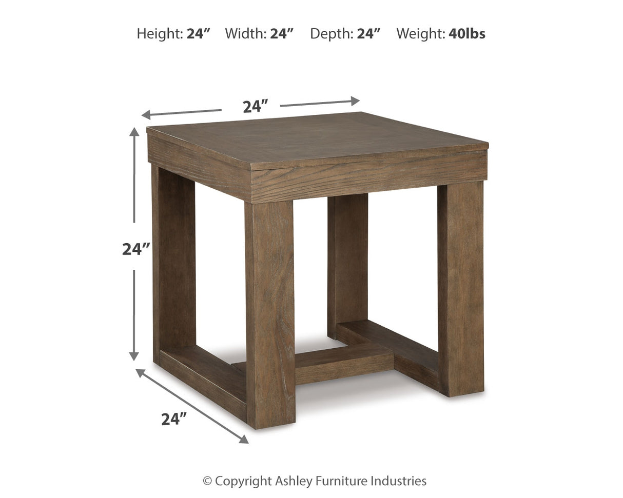 Cariton Coffee Table with 2 End Tables in Gray from Ashley Furniture - Luna Furniture