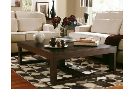 Watson Dark Brown Coffee Table and 2 End Tables
