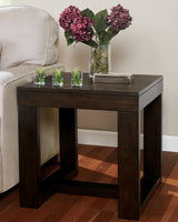 Watson Dark Brown End Table from Ashley - Luna Furniture