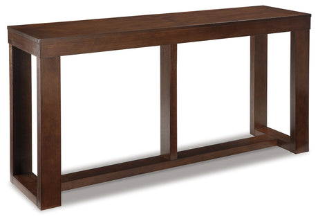 Watson Dark Brown Sofa/Console Table from Ashley - Luna Furniture