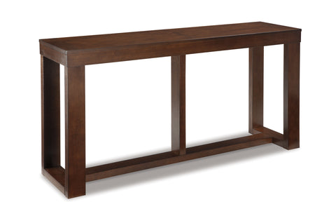 Watson Dark Brown Coffee Table and 2 End Tables with Console from Ashley - Luna Furniture