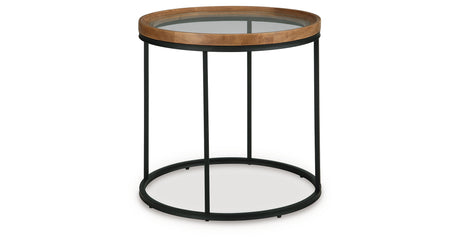 Noraluna Medium Brown End Table from Ashley - Luna Furniture