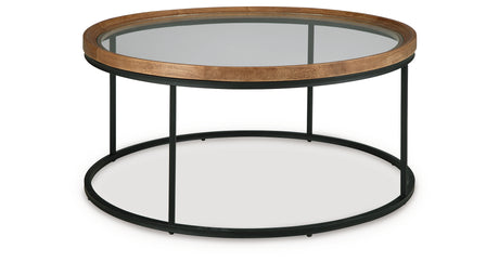 Noraluna Medium Brown Coffee Table from Ashley Furniture - Luna Furniture
