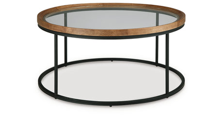 Noraluna Medium Brown Coffee Table from Ashley Furniture - Luna Furniture