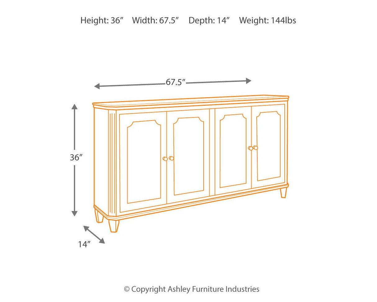 Mirimyn Antique White Accent Cabinet from Ashley Furniture - Luna Furniture