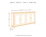 Mirimyn Antique White Accent Cabinet from Ashley Furniture - Luna Furniture
