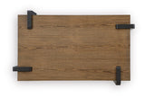 Weathermore Brown/Black Rectangular Cocktail Table from Ashley - Luna Furniture