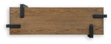 Weathermore Brown/Black Sofa Table from Ashley - Luna Furniture