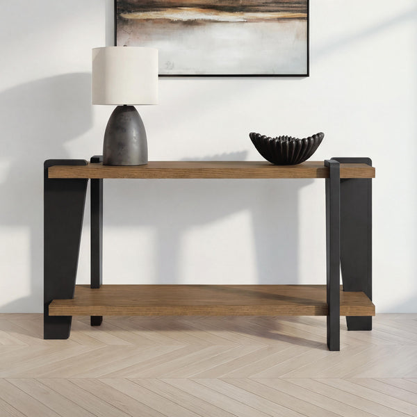 Weathermore Brown/Black Sofa Table