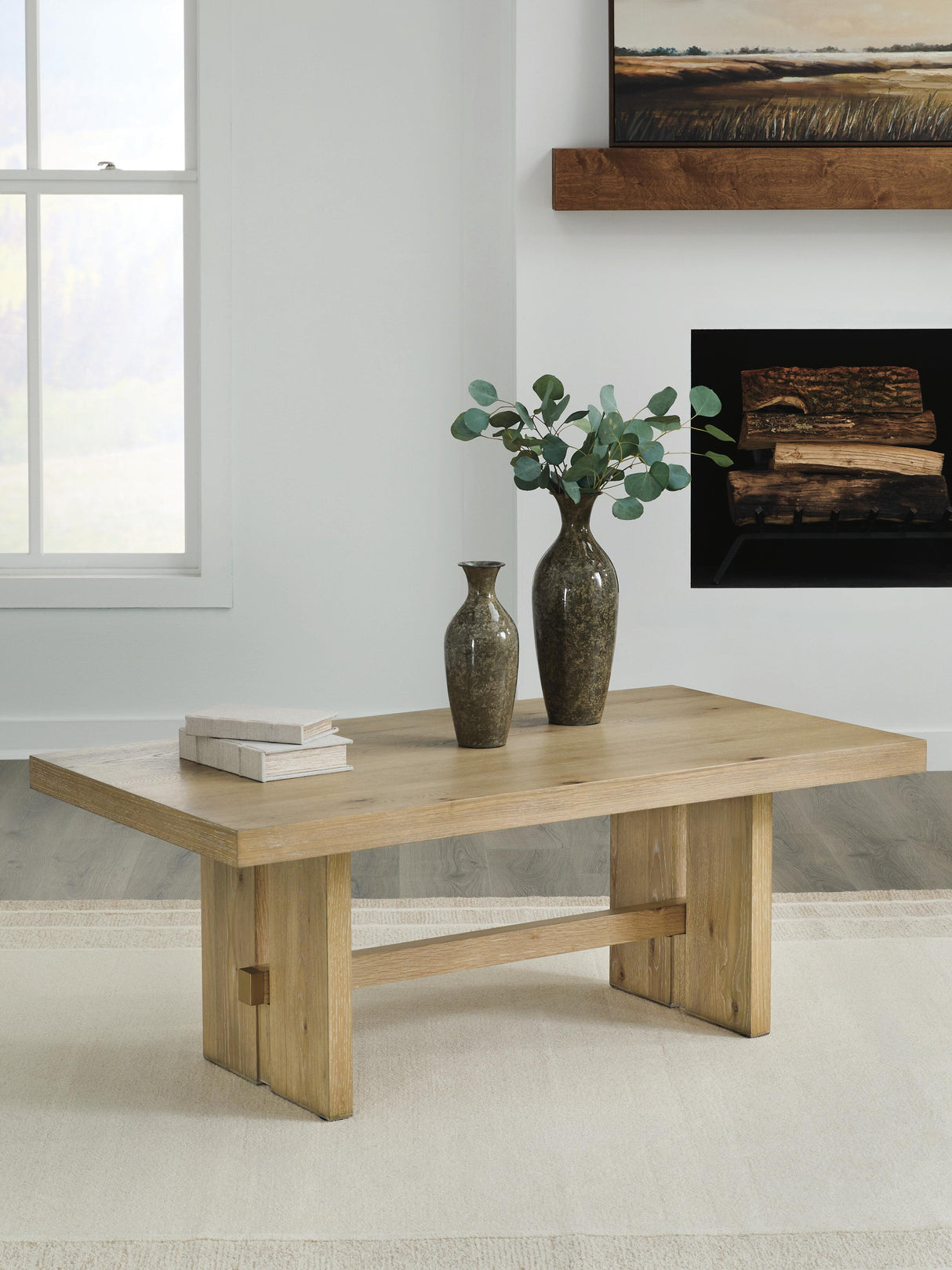 Crendlin Light Brown Coffee Table from Ashley - Luna Furniture