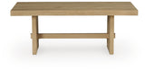 Crendlin Light Brown Coffee Table from Ashley - Luna Furniture