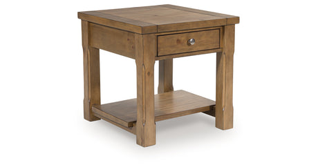 Vandenmore Medium Brown End Table from Ashley - Luna Furniture